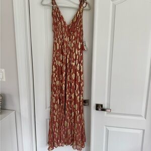 Altar’d State Maxi Dress - Desert and Gold XS